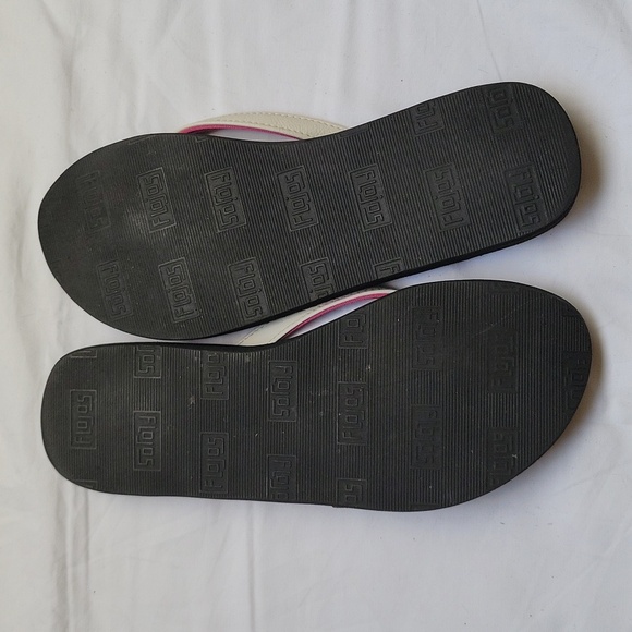 FLOJOS Sandals. White Straps. Size 8 for Women. - Picture 4 of 9